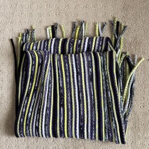 Multi color knit scarf